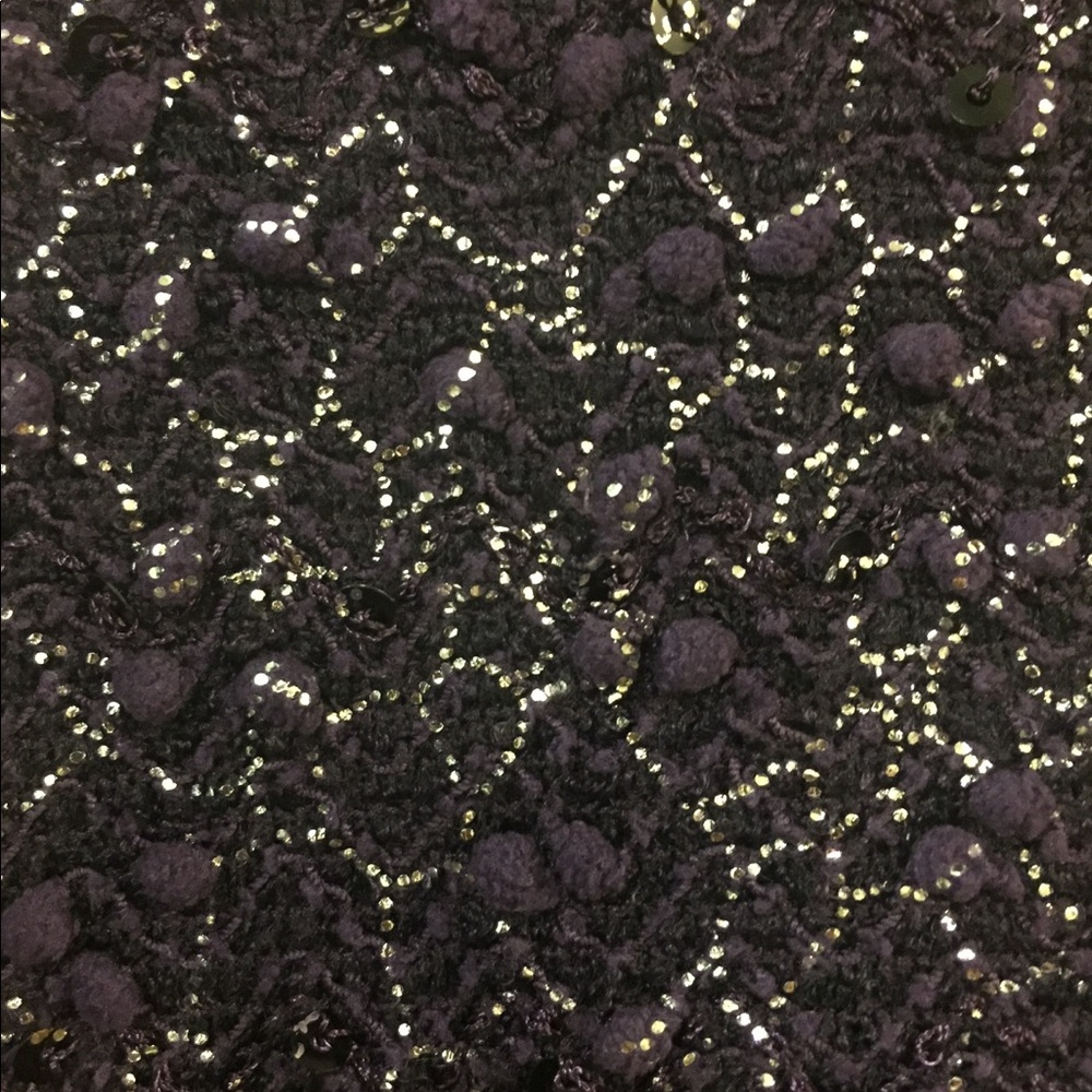 Purple/silver sweater - Picture 3 of 5